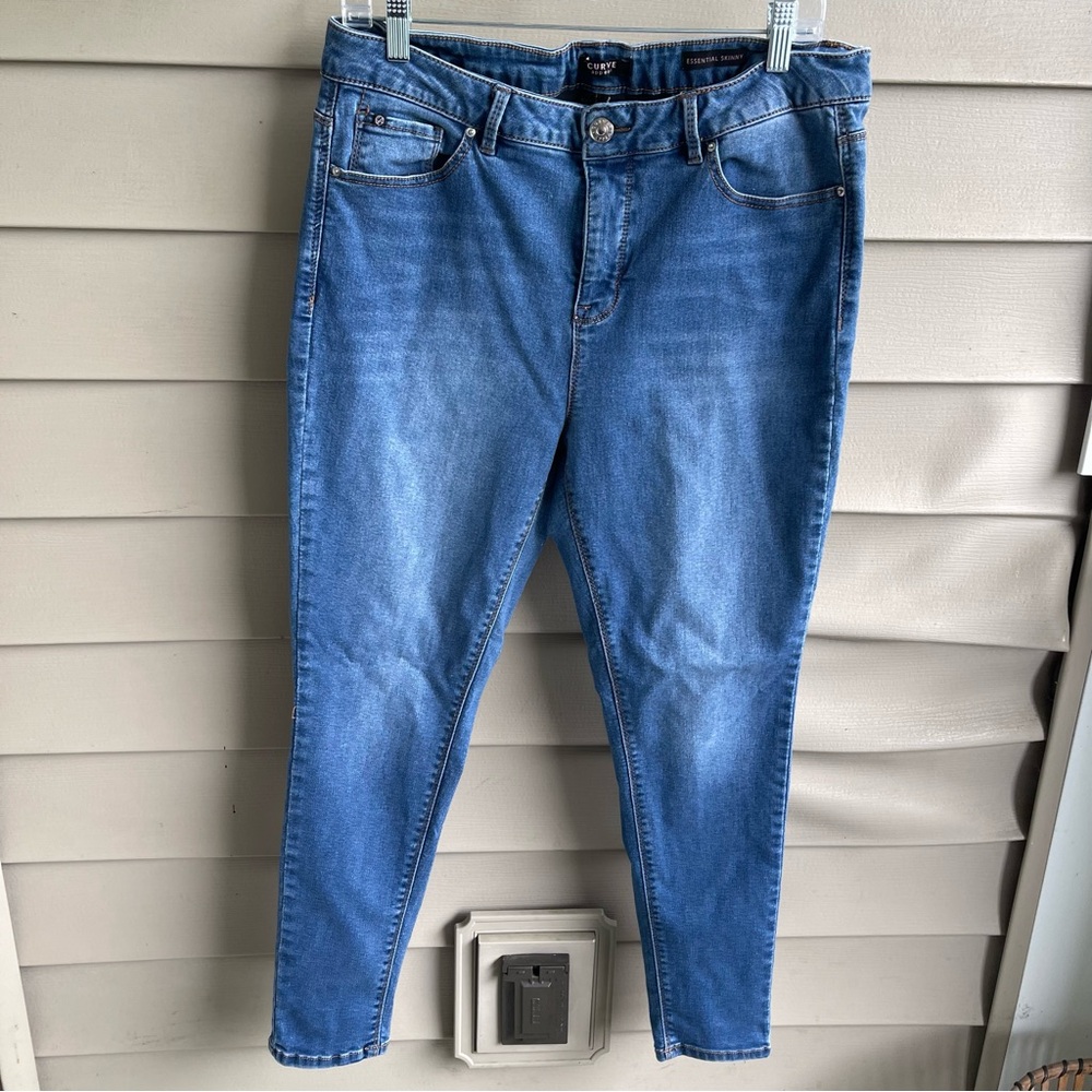 Curve appeal Womens Essential Skiny Jeans Size 16W Capsule Edgy Normcore